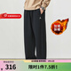 耐克Jordan加絨男褲 Nike2025冬季新款直筒寬松休閑褲抓絨長(cháng)褲運動(dòng)褲 IB7239-010 XL