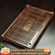 唐豐高端功夫茶具茶盤(pán)簡(jiǎn)約家用客廳茶杯托盤(pán)長(cháng)方形排水瀝水茶臺帶排水 荷香幽夢(mèng)55*33cm  (86)