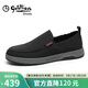 金利來(lái)（Goldlion）男鞋時(shí)尚個(gè)性透氣布鞋輕便舒適休閑鞋50021033201A-黑色-41碼