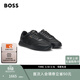 雨果博斯BOSS男士紋理鞋面低幫運動(dòng)鞋TTNM 005-黑色 40