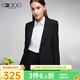 G2000女裝 秋款新品正裝西裝一?？凵虅?wù)休閑帥氣西服外套16711092 黑色/99 S /34