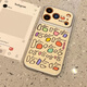 小莓介彩色哈哈哈適用蘋(píng)果17promax手機殼趣味iPhone16pro搞怪文字P80皮紋小米15創(chuàng  )意mi17全包防摔保護套 康寧殼皮紋【滿(mǎn)屏彩色哈哈哈】 iPhone 17Pro Max