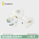 童泰（TONGTAI）嬰兒三角巾純棉新生兒透氣口水巾初生寶寶防吐奶墊巾兒童圍兜 藍色 42x21cm