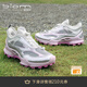 愛(ài)步（ECCO）BIOM C蹤跡運動(dòng)鞋女 戶(hù)外運動(dòng)GORE-TEX防水輕便越野鞋 健步803383 銀色/水泥灰/玫瑰粉80338361522 38 (建議拍大一碼）