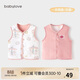 babylove嬰兒馬甲春秋純棉兩面穿寶寶可愛(ài)小坎肩背心保暖馬夾上衣