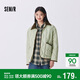 森馬（Semir）羽絨服女中長(cháng)款輕薄拼接燈芯絨翻領(lǐng)2024冬季三防外套109724113004