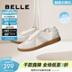 百麗（Belle）張凌赫同款女鞋子散文詩(shī)復古德訓鞋簡(jiǎn)約情侶款休閑鞋B0992AM6預售 灰色-女款（網(wǎng)面款） 37