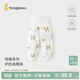 童泰（TONGTAI）嬰兒褲子秋冬季純棉男女寶寶高腰長(cháng)褲兒童家居服睡褲夾棉童裝 綠色 110 cm