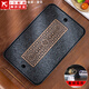 烏金石茶盤(pán)托盤(pán)家用功夫茶具套裝茶臺辦分合金底托蓄排兩用茶海合金窗花 烏金石(36x23)合金底-儲排-窗花