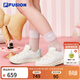 FILA FUSION斐樂(lè )潮牌女鞋新款厚底板鞋休閑松糕鞋小白鞋甜筒鞋 白棉花糖/豆腐白-MT 37.5