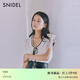 SNIDEL2025秋冬新品優(yōu)雅V領(lǐng)蕾絲鉤花荷葉領(lǐng)無(wú)袖襯衫SWFB254114 白色 均碼 (F)