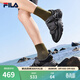 斐樂(lè )（FILA）官方男鞋復古運動(dòng)涼鞋新款火星鞋休閑涼拖黑色 黑-BK 42