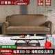 序雅林真皮沙發(fā)客廳小戶(hù)型雙人皮藝沙發(fā)現代簡(jiǎn)約實(shí)木中古風(fēng)頭牛直排沙發(fā) 大雙人位1.7米【桔棕色】 旗艦款-精選加厚2.0mm頭層真皮
