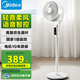 美的（Midea）空氣循環(huán)扇 電風(fēng)扇落地扇立式輕音節能家用風(fēng)扇低噪大風(fēng)量轉頁(yè)扇臥室宿舍搖頭小風(fēng)扇 【一級能效】語(yǔ)音聲控循環(huán)扇