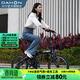 大行（DAHON）P10折疊自行車(chē)20英寸10速鋁合金男女運動(dòng)通勤V剎折疊車(chē)PAA003 珠光深藍