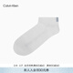 Calvin KleinJeans男士簡(jiǎn)約ck提花運動(dòng)商務(wù)休閑舒適短筒襪子 100-月光白 1雙 均碼