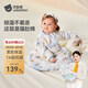 貝肽斯嬰兒恒溫睡袋寶寶1-3歲秋春秋兒童防踢被子保暖一體式防驚跳睡袋 貓肚棉x保暖【春秋雙層 室溫20-26度】熊游奇境 M碼  (身高62-85cm建議9月-2歲)