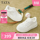 TATA/他她2026春商場(chǎng)同款加絨阿甘鞋女休閑運動(dòng)鞋 白色 39