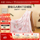水星家紡毛毯 加厚冬天嬰幼兒A類(lèi)毛巾被午睡毯子辦公室云絨毯蓋毯小毛毯 櫻花紛紛KT云絨毯 100cm * 140cm
