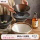 摩登主婦日式面碗拉面碗泡面碗家用2026新款斗笠碗高級感餐具湯碗 8英寸斗笠碗（臘月）