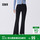 森馬（Semir）森柔牛仔|牛仔褲女做舊長(cháng)褲秋ins顯腿長(cháng)喇叭褲港風(fēng)103524124005A