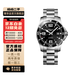 【二手99新】浪琴(Longines)瑞士手表 康卡斯系列 運動(dòng)系列 二手浪琴男表 【41機械黑盤(pán)】L3.742.4.56.6