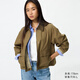 優(yōu)衣庫女裝休閑短茄克/巴恩風(fēng)外套夾克26春夏新款483807 484664 483807/33卡其色 S