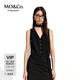 MO&Co.【C+系列】馬甲彈力綿羊毛精裁時(shí)裝收腰 摩安珂 黑色 M 165