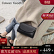 CALWAN KEODH包包女包2026新款真皮斜挎包小方包單肩生日禮物送女友老婆 【黑色】輕奢時(shí)尚百搭腋下包實(shí)用走心女生閨蜜