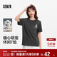 森馬（Semir）[商場(chǎng)同款]短袖T恤女小狗刺繡夏季2025寬松衣服休閑101325100092