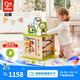 Hape【榜單】早教盒子 繞珠串珠多維啟蒙六面百寶箱 益智玩具兒童禮物 開(kāi)心農場(chǎng)游戲盒 1-3Y  E1810
