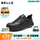 百麗厚底增高健步鞋男春夏新款免系帶戶(hù)外休閑運動(dòng)鞋A2209CM5 黑色 40 (250mm)