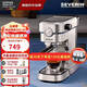 SEVERIN施威朗德國百年品牌 半自動(dòng)咖啡機可視壓力表家用咖啡機手動(dòng)咖啡機意式咖啡蒸汽奶泡一體拉花 KA5995+磨豆機+咖啡師7件套
