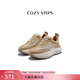 COZY STEPS可至男女款COZYPACER系列秋季休閑鞋厚底舒適牛皮運動(dòng)鞋情侶鞋 暖意灰白+燕麥奶棕7160（女） 37