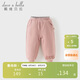 戴維貝拉（DAVE＆BELLA）童裝針織棉褲冬裝女童男童保暖褲子加厚束腳褲