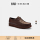 蔻馳（COACH）新品男士男鞋經(jīng)典標志馬球靴皮革一腳蹬樂(lè )福鞋靴輕奢商務(wù)休閑皮鞋 橡木色/楓樹(shù)棕色 42.5