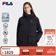 FILA 斐樂(lè )官方女士棉服2026春季新款時(shí)尚休閑連帽派克服保暖外套 傳奇藍-NV M 165/84A/M