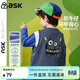 ASK JUNIOR男童馬甲2026春小童卡通字母印花兒童馬甲外套背心上衣 藍色 100