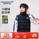 Skechers斯凱奇秋冬季新款男女中大童梭織羽絨服背心羽絨馬甲L424K032