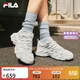 斐樂(lè )（FILA） 楊冪同款|官方女鞋FERN2運動(dòng)鞋2025秋季新款蕨草鞋2代休閑鞋子 白中白/亮灰-AB 38