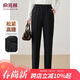 俞兆林（YUZHAOLIN）中老年女褲2026春秋新款媽媽裝松緊腰直筒褲奶奶休閑長(cháng)褲 Y61L358