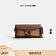 蔻馳（COACH）女士經(jīng)典標志TABBY 19號鏈帶斜挎包單肩包女包 B4/棕黃色 棕色