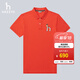 哈吉斯（HAZZYS）男裝【倫敦時(shí)裝周同款】夏款內搭短袖T恤男POLO衫ASTZE0BBE18 橙色OR M （170/92A 46）
