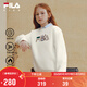 FILA【抗菌功能】斐樂(lè )兒童童裝2025年冬季男女童小童加絨衛衣