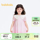 巴拉巴拉女童連衣裙夏季兒童裙子可愛(ài)泡泡袖201224111018