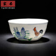 家弗2.8億大明成化斗彩雞缸杯 仿古玩景德鎮純手工功夫茶具手繪主人杯 斗彩-雞缸杯