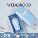 Wedgwood不銹鋼保溫杯高顏值咖啡杯便攜水杯陶瓷涂層茶杯保冷保熱隨行杯 漫游美境藍色吸管杯592ml
