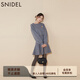 SNIDEL【精英衣櫥】圓領(lǐng)針織衫上衣A字針織短裙兩件套SWNO245026 灰色 均碼 （F）