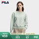 FILA 斐樂(lè )官方女子套頭衛衣2026春新款時(shí)尚休閑舒適針織長(cháng)袖上衣 浮沫綠-TQ L 170/88A/L
