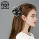 Royal sasa皇家莎莎波點(diǎn)蝴蝶結發(fā)抓絹紗花朵抓夾后腦勺盤(pán)發(fā)馬尾半扎發(fā)頭飾